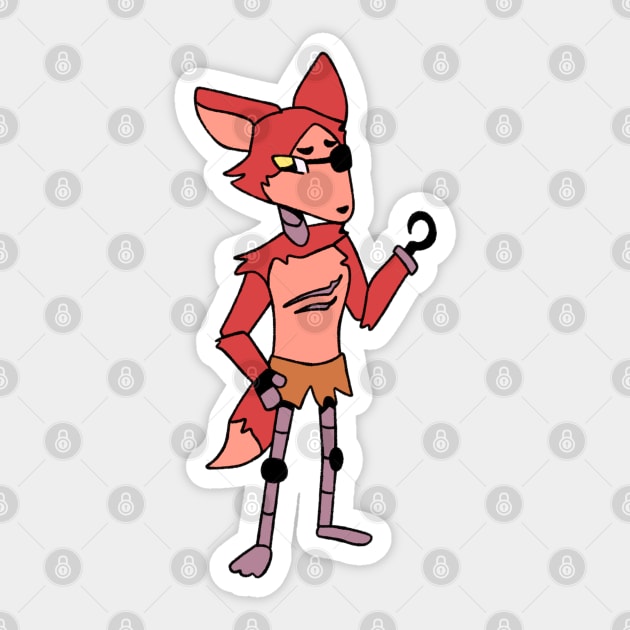 FNaF Chibi Foxy Sticker by Flipwish